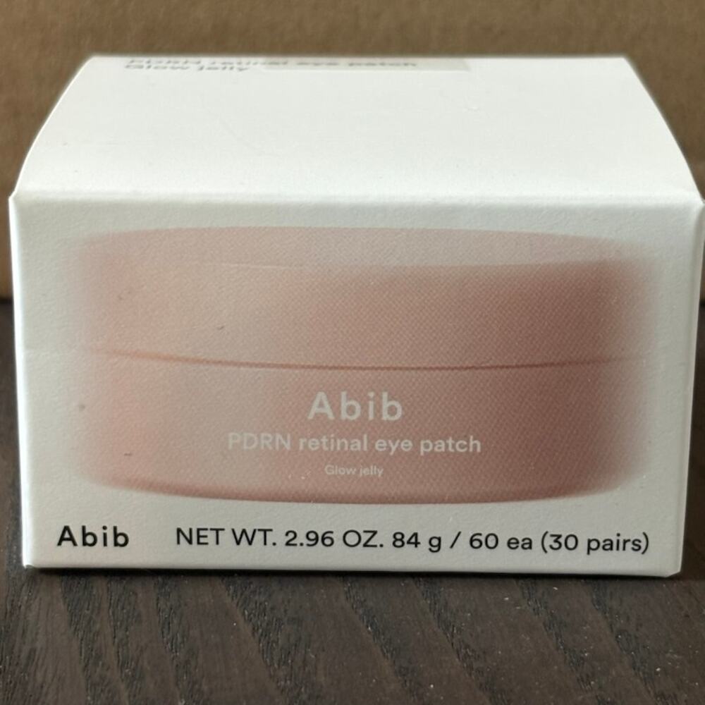 ABIB PDRN Retinal Eye Patch Glow Jelly Pink - 60 patches 30 Pairs New Exp 10/28